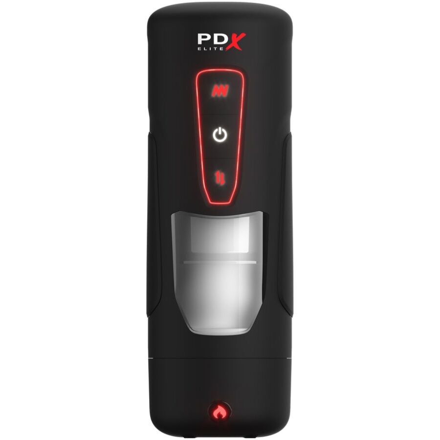 PDX ELITE - MILK ME HOTTER AUTOMATIC MASTURBATOR WITH THRUSTING AND HEAT EFFECT VIBRATION