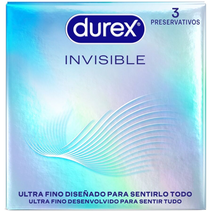 DUREX - ULTRA THIN INVISIBLE CONDOMS 3 UNITS