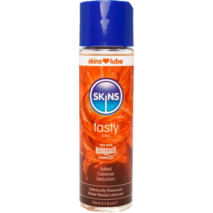 SKINS - TASTY WATER-BASED LUBRICANT SALTED CARAMEL 130 ML