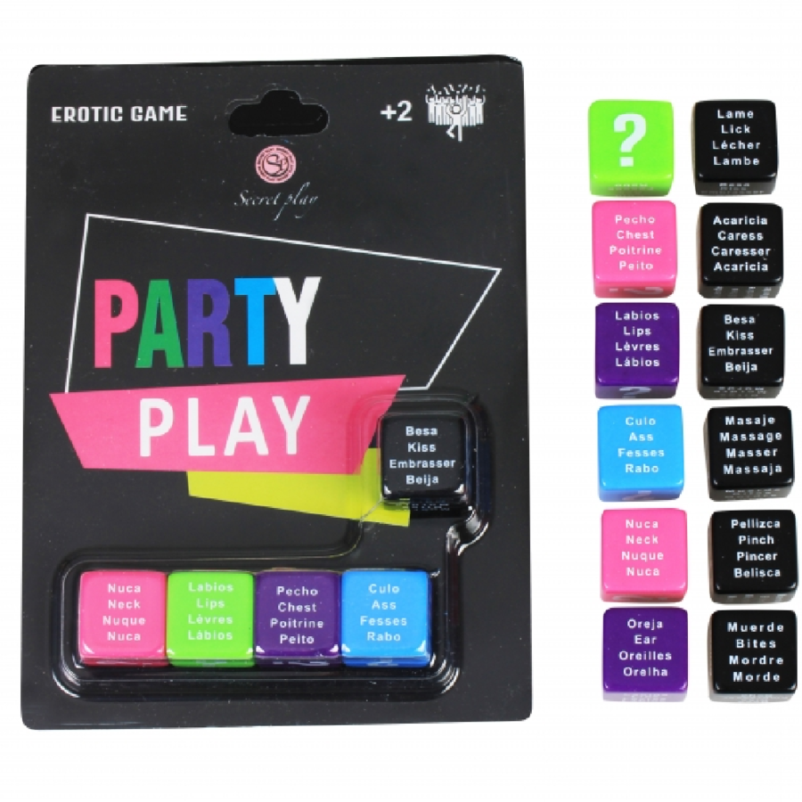 SECRETPLAY 100% GAMES Game party play 5 dice (es/pt/en/fr)