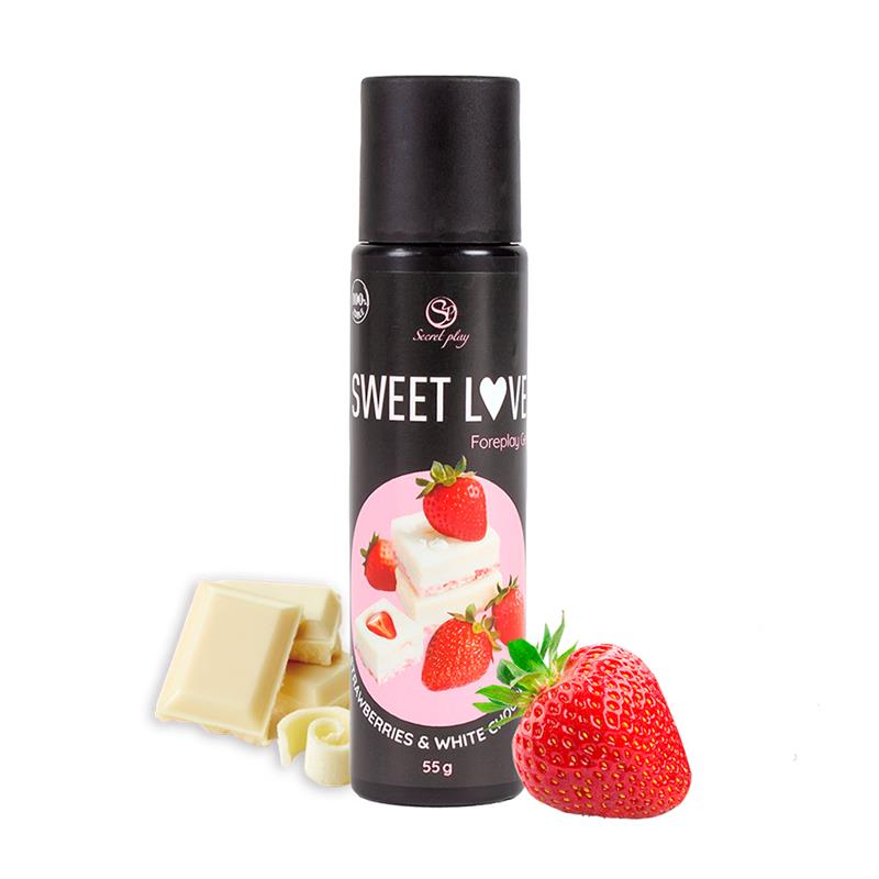 Sweet Love Lubricant Strawberry White Chocolate 60 ml