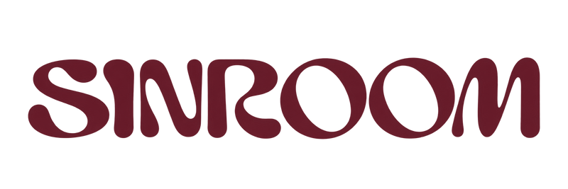 SINROOM flowing wordmark — master