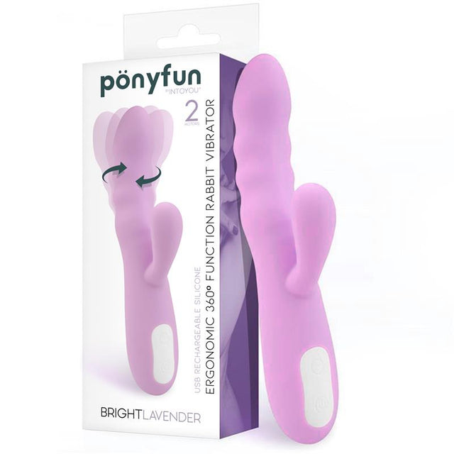 Brightlavender Vibe and Rotator Double Motor 360º USB Silicone
