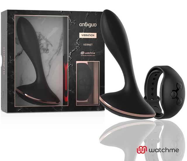 ANBIGUO Watchme remote control vibrator anal plug vernet