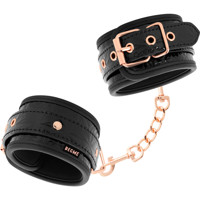BEGME BLACK EDITION Black edition premium ankle cuffs with neoprene lining