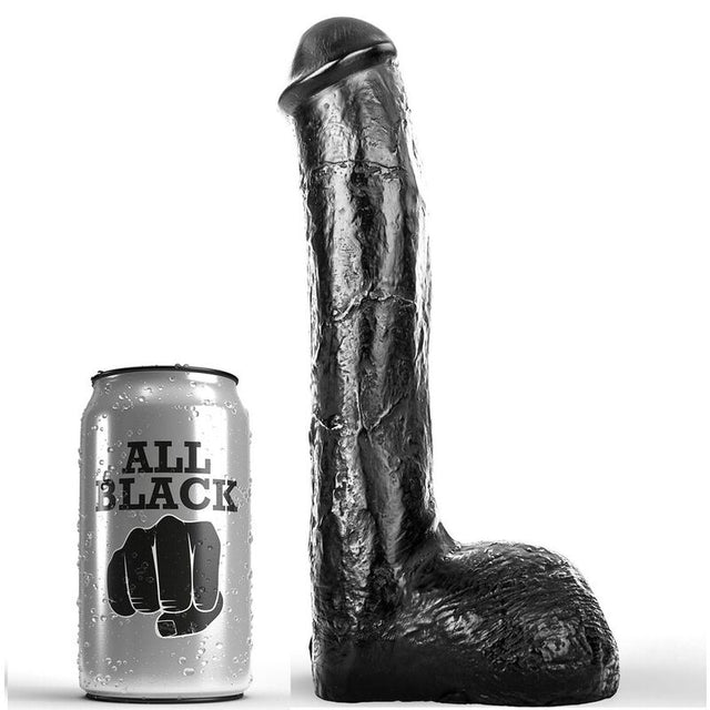 ALL BLACK Pene realistic anal 23 cm