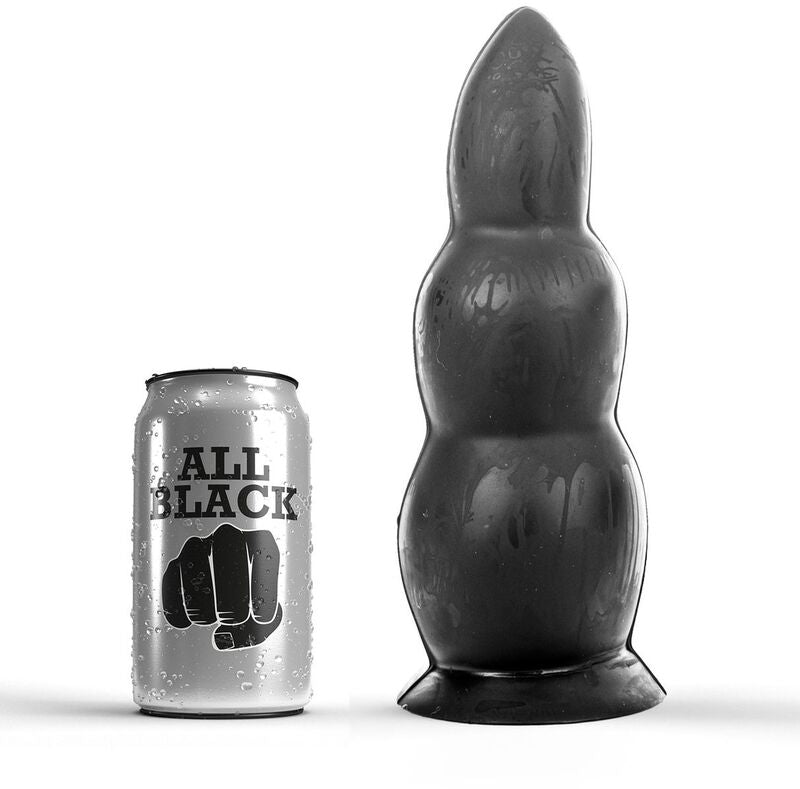 ALL BLACK Anal plug 23 cm
