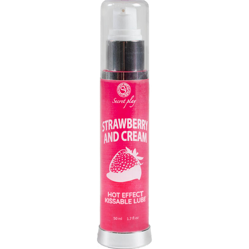 SECRETPLAY COSMETIC Lubricant 2-1 heat effect strawberry & cream 50 ml