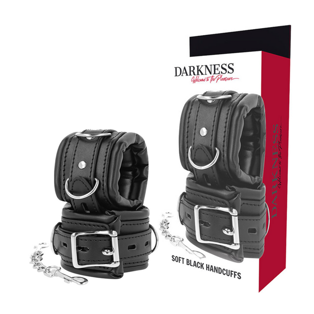 DARKNESS BONDAGE Padded BDSM handcuffs