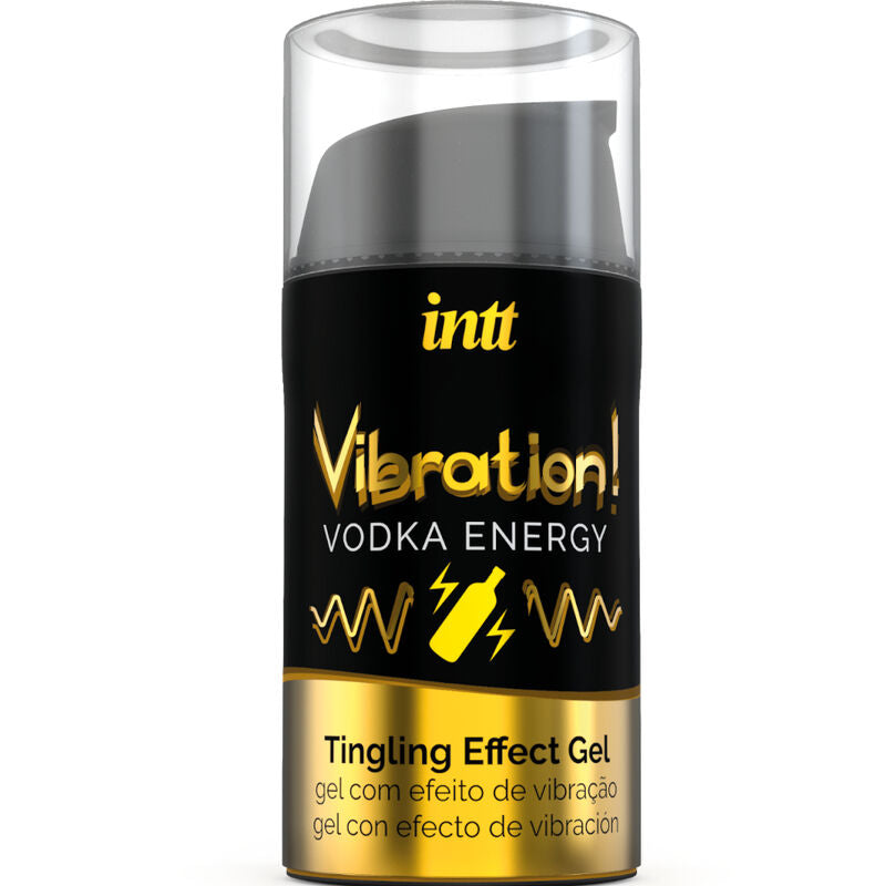 INTT UNISEX AROUSAL GEL Powerful intimate stimulant liquid vibrating gel vodka 15ml