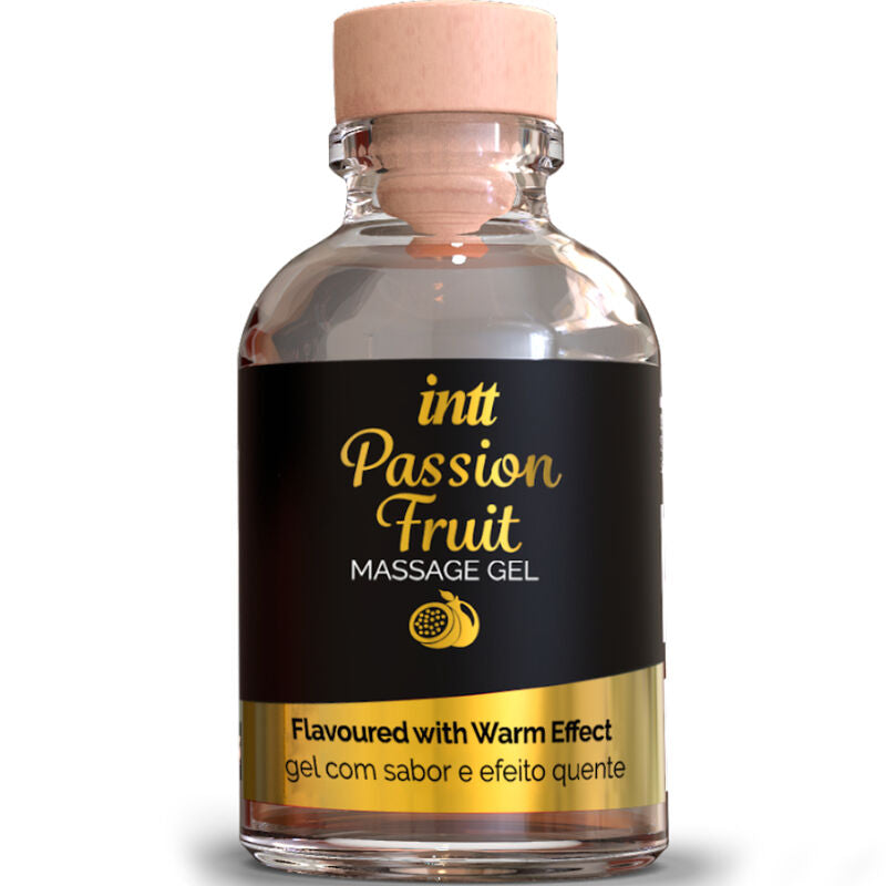 INTT MASSAGE & ORAL SEX Passion fruit flavored massage gel with heat effect