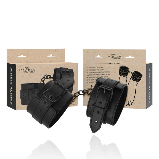 INTENSE FETISH Fetish vegan leather ankle cuffs