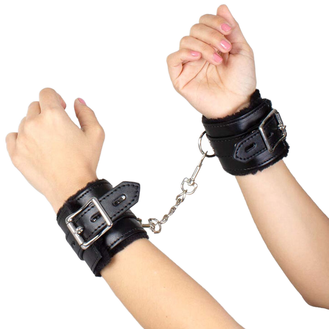SECRETPLAY 100% FETISH Black bondage handcuffs BDSM collection