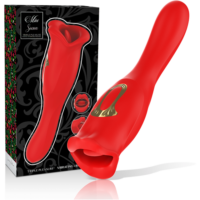 MIA Siena triple pleasure vibrating + biting