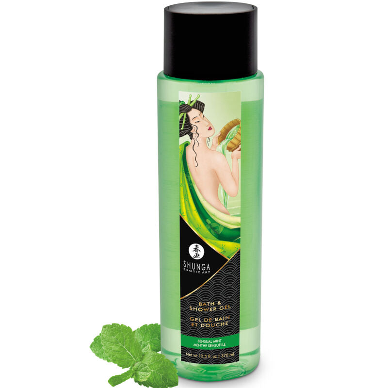SHUNGA BATH EXPERIENCE Bath & shower gel sensual mint 370 ml