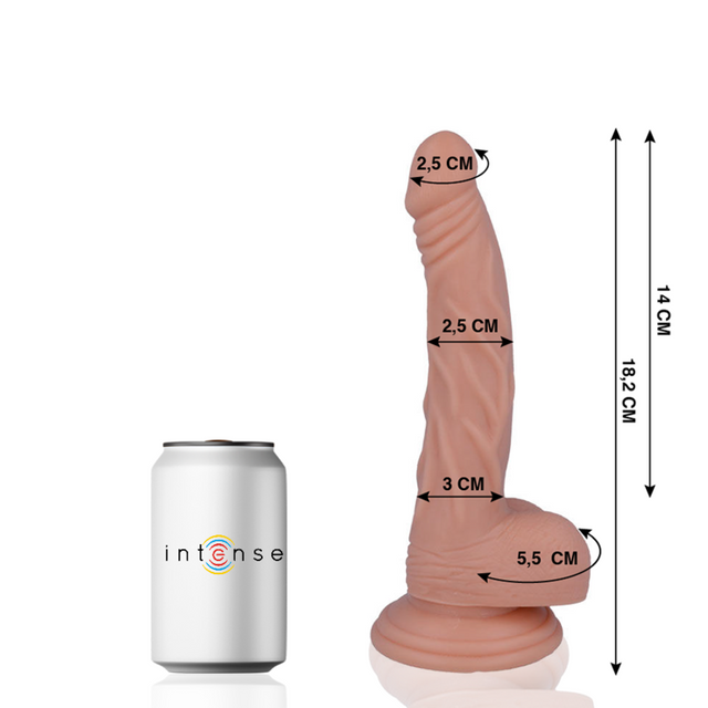 MR. INTENSE DILDOS 12 realistic cock 18.2 cm -o- 2.5 cm