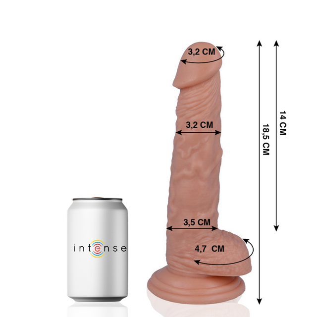 MR. INTENSE DILDOS 13 realistic cock 18.5 cm -o- 3.2 cm