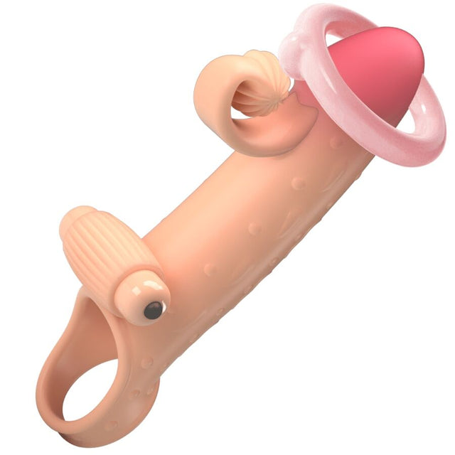 ROMANCE Vibrating penis sleeve natural