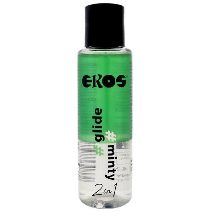 EROS CLASSIC LINE "2 in 1" glide minty silicone-based lubricant 100 ml