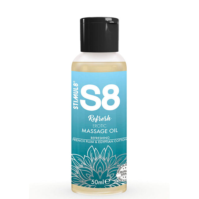 STIMUL8 S8 refresh erotic cotton massage oil 50 ml