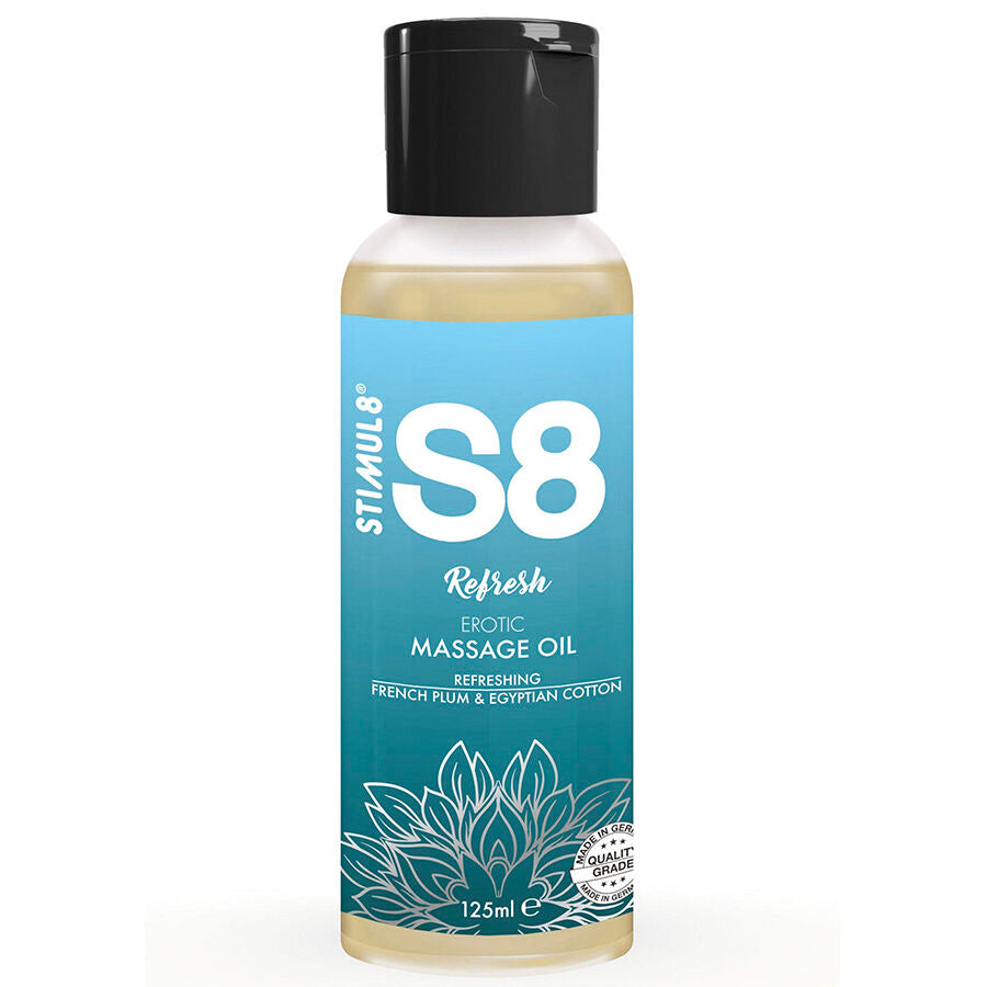 STIMUL8 - S8 REFRESH COTTON MASSAGE OIL 125 ML