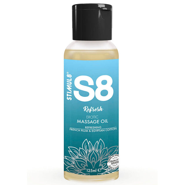 STIMUL8 S8 refresh cotton massage oil 125 ml