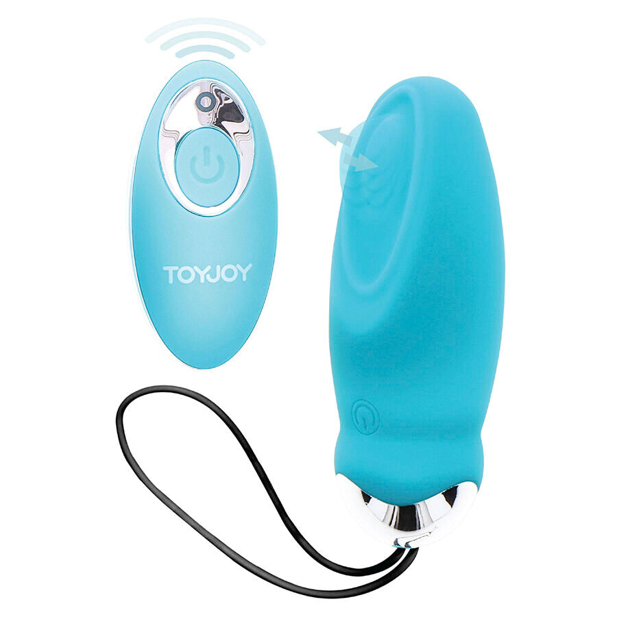 TOYJOY - HAPPINESS I'M SO EGGCITED REMOTE CONTROL VIBRATOR BLUE