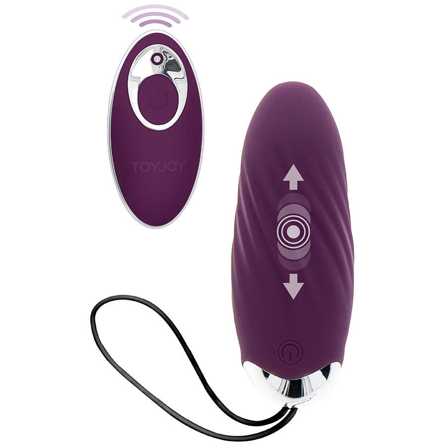 TOYJOY - HAPPINESS KNOCK KNOCK EGGSTAVAGANT VIBRATOR WITH REMOTE CONTROL PURPLE