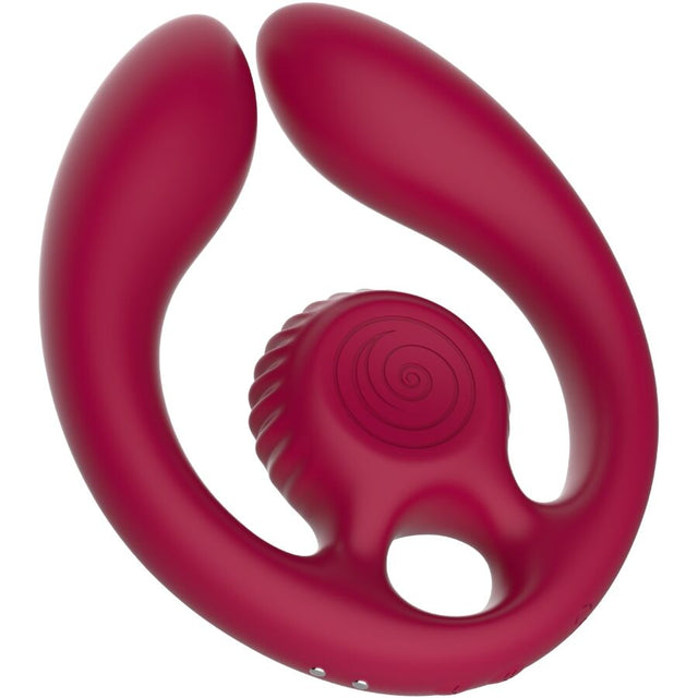 SNAIL VIBE Gizi duo couples stimulator remote control burgundy