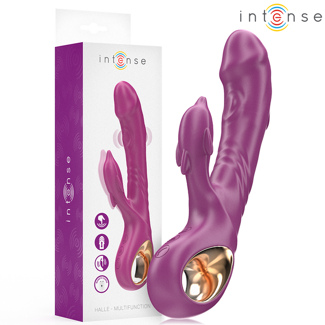 INTENSE HIGH TECH Halle multifunction vibrator with dolphin stimulating tongue