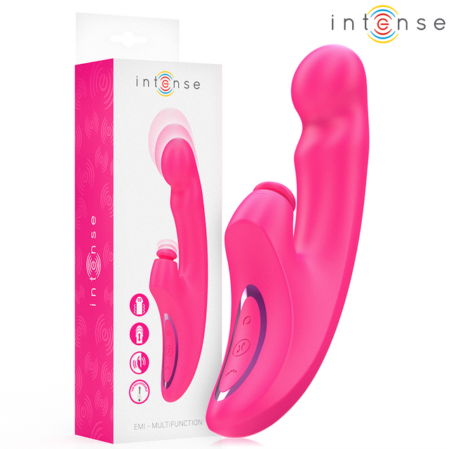 INTENSE HIGH TECH Emi vibrator 13.5 cm multifunction 3 in 1 10 vibrations