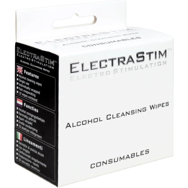 ELECTRASTIM Alcohol cleansing wipes 10 units