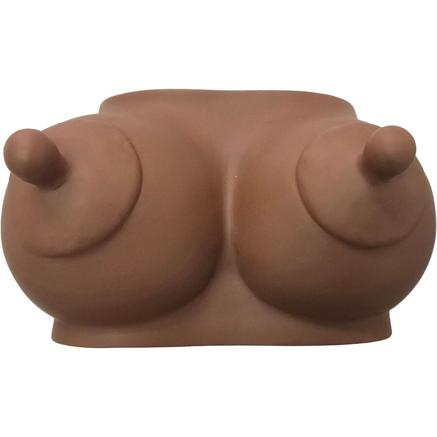 DIABLO PICANTE Piggy bank in the shape of boobs dark tone