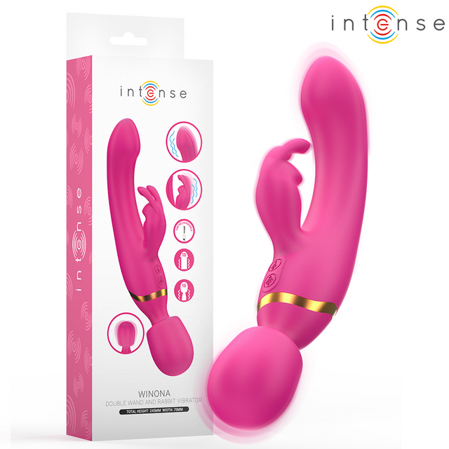 INTENSE HIGH TECH Winona double vibrator rabbit & wand