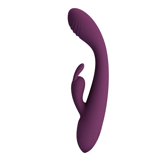 HIGH TECH Emma rabbit purple vibrator with stimulator