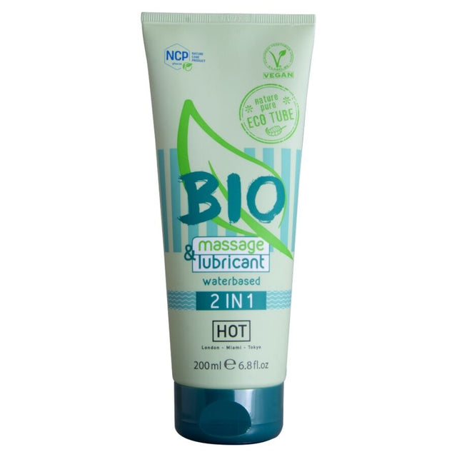HOT Bio massage & lubricant waterbased 2 in 1 200 ml