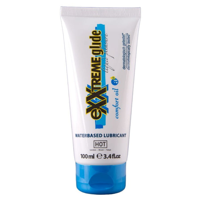 HOT Exxtreme glide waterbased lubricant + comfort oil a+ 100 ml
