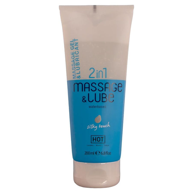 HOT Massage & glide gel 2in1 silky touch 200 ml