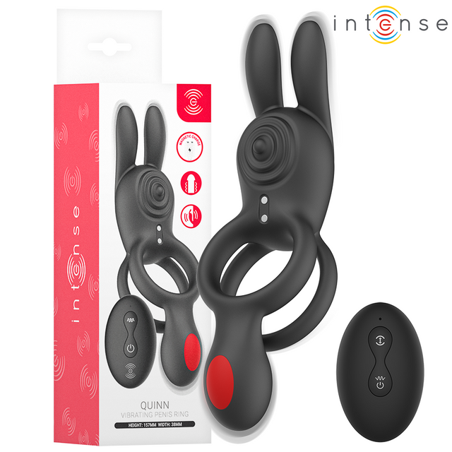 INTENSE FOR HIM Quinn double vibration ring remote control