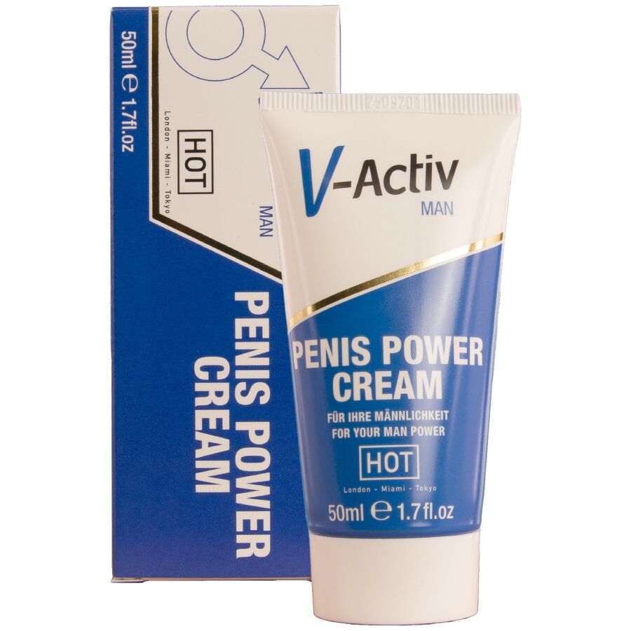 HOT V-activ penis power cream for men 50 ml