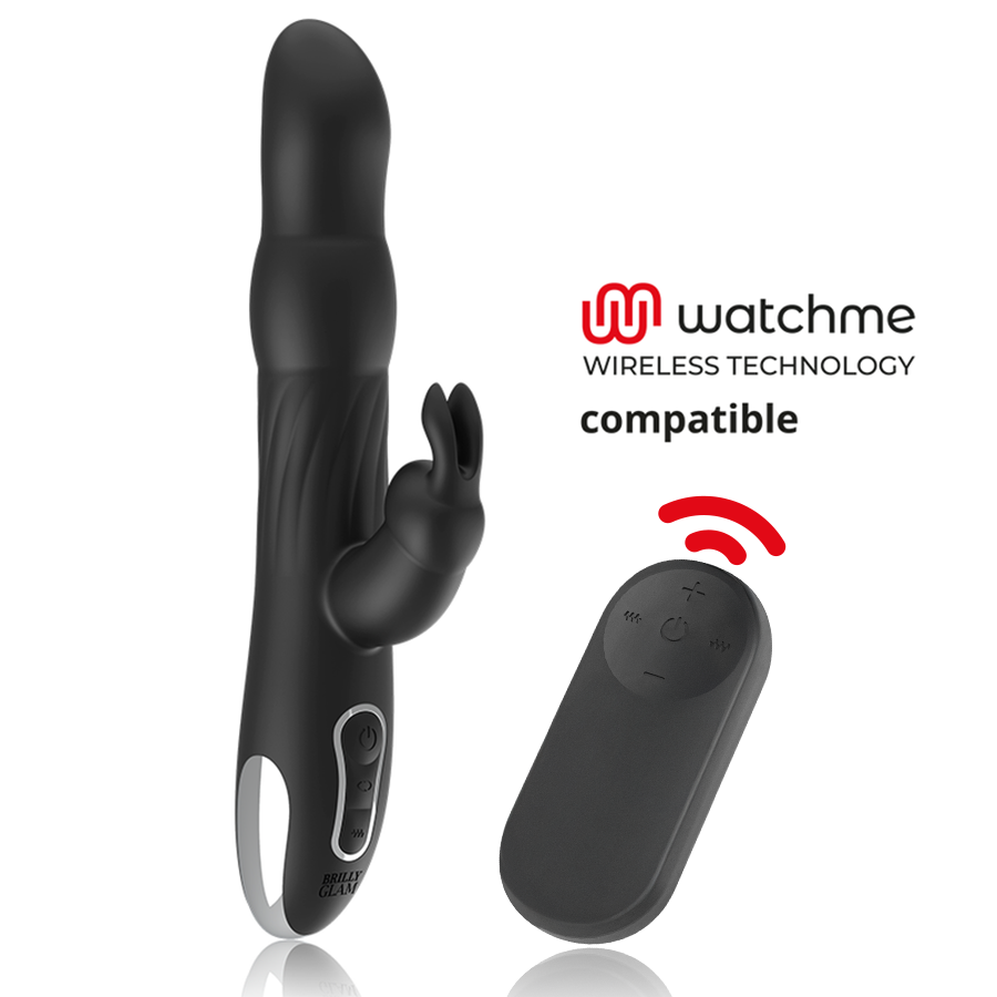 BRILLY GLAM Moebius rabbit vibrator & rotator + watchme remote control