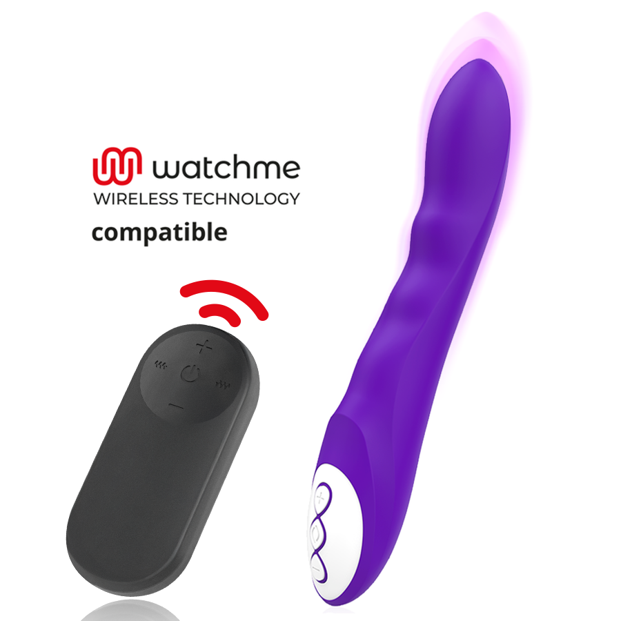GALATEA - DANTE PURPLE VIBRATOR + WATCHME REMOTE CONTROL