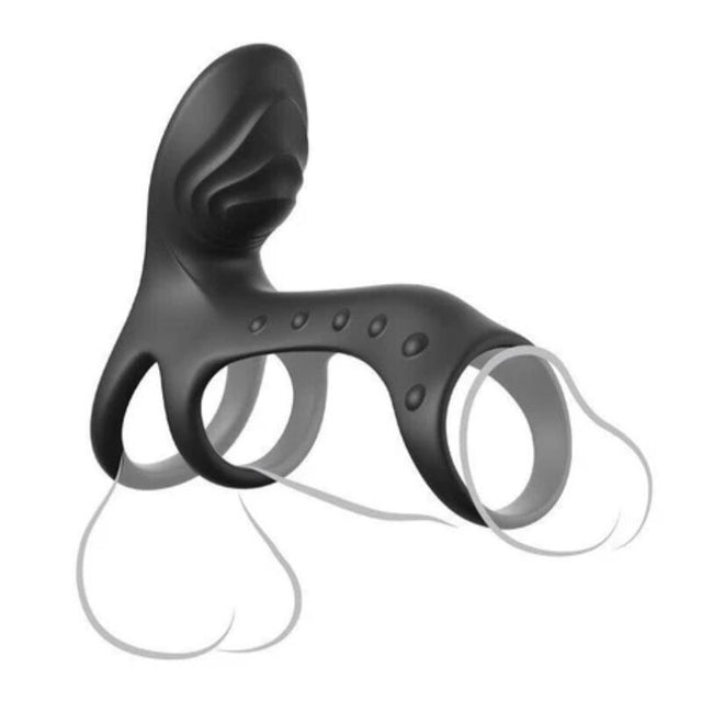 FANTASY C-RINGZ Ultimate couples cage pro vibrating cock ring 19.5 cm