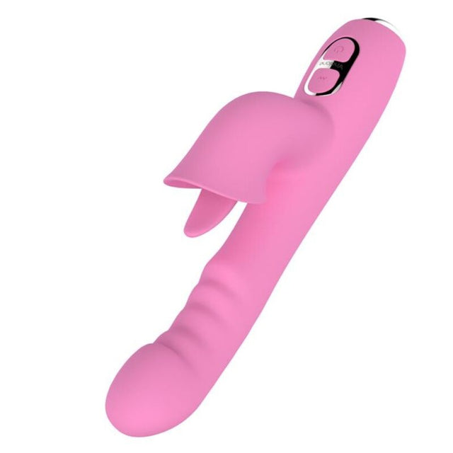 NALONE T-may rabbit vibrator with push and oscillating motion