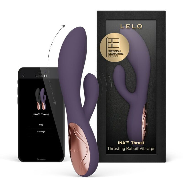 LELO Ina thrust rabbit thrusting vibrator