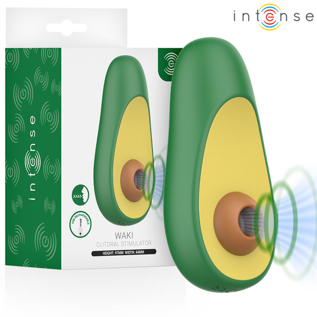 INTENSE FUN TOYS Waki avocado clitoral suction stimulator