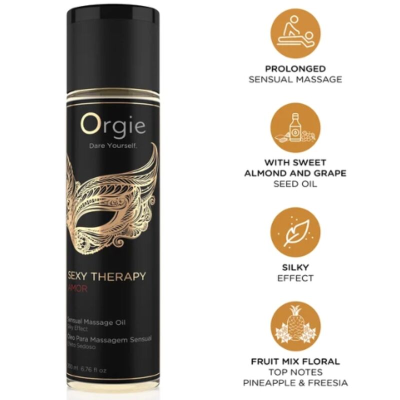 ORGIE Sexy therapy amor sensual massage oil 200 ml