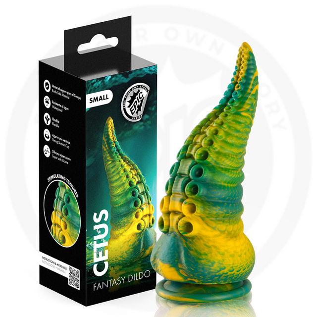 EPIC Cetus dildo green tentacle small size