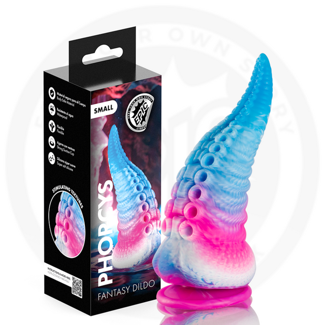 EPIC Phorcys blue tentacle dildo small size