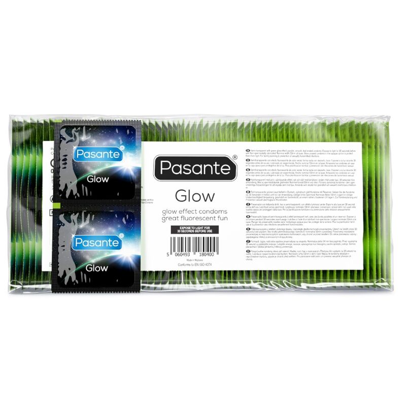 PASANTE - GLOW CONDOMS BAG 144 UNITS (BAG)